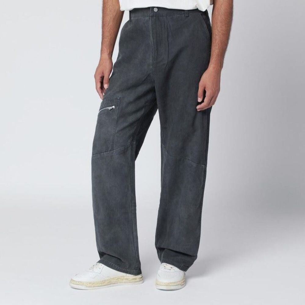 REPRESENT Men's Multi-Pocket Cargo Utility Pants Men BLACK